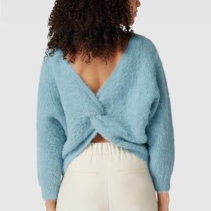 Ba&sh Fill Alpaca Pullover in Blue